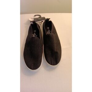Sole Mates Women's Black Canvas Slip-On Shoes Size 10 NWT